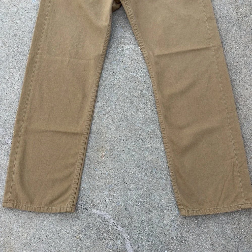 Levi's 505 Men's 36x30 Light Brown Straight Leg Jeans Regular Fit Caraway Twill
